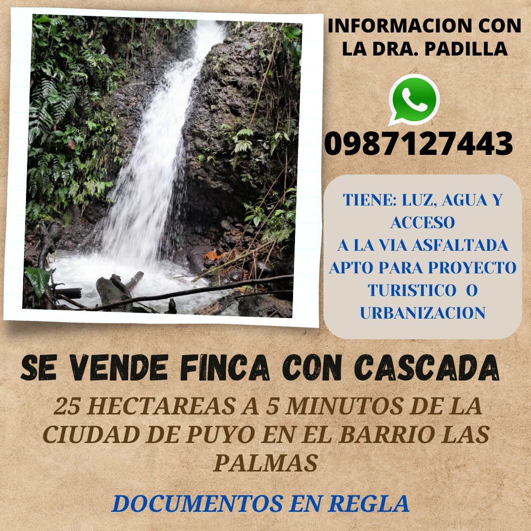JUNTO A PUYO, te imaginas invertir en Turismo con tantos recursos naturales a la mano?